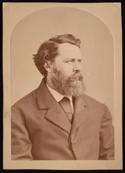 オリバー・ウォルコット・ギブスの肖像 1822～1908年、1870～1873年。