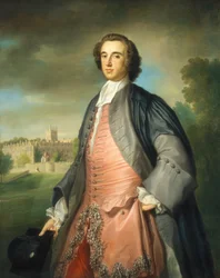 オックスフォード、マートン・カレッジの卒業生 1754-1755年頃 油彩・カンヴァス