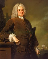 ジョン・ノリス提督（1660-1749年頃）、1735年頃（キャンバスに油彩）