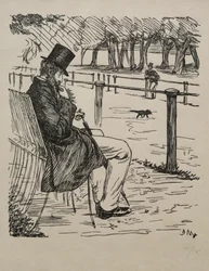 男爵の最後、1855年。