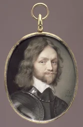 ヘンリー・アイアトン将軍（1611-51）国会議員およびアイルランド領主（カード上のベラムにトイレ）