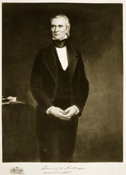 ジェームズK.ポーク（1795-1849）、アメリカ合衆国の第11代大統領、パブ。 1901（グラビア）