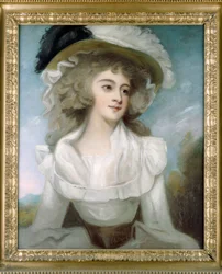 Senhora Tickell (óleo sobre tela)