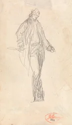 トーマス・ピアソン少佐の肖像画の下絵