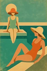 現在に安らぎを、2025年（キャンバスにアクリル画）