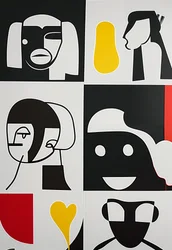 Faces of Renewal, 2024 （キャンバスにアクリル絵の具）