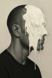 ソフト・コラプス、2025年（キャンバスにアクリル画）