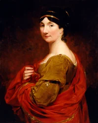 Frederika, Condessa de Mansfield (óleo sobre tela)