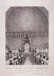ゴグとマゴグ、ギルドホール、ロンドン、1809