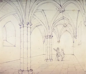 セント マイケルズ クリプト、アルドゲート、ロンドン、c1820