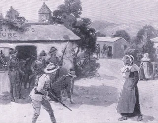 Bethunesデコイ、After Pretoria：The Guerilla Warの発行：Harmsworth Bros Limited、1901