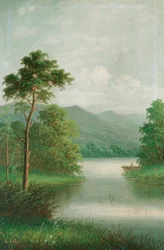 川のボート、1801