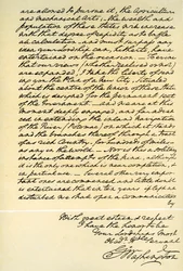 1793年4月22日、ジョージワシントンからフィラデルフィアのバッカン伯爵への手紙