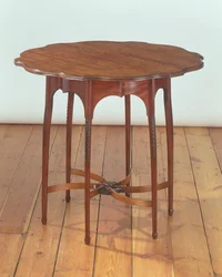 Morris＆Co.、1885年（マホガニー）用に作成された臨時のテーブル