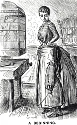 イギリスでの籠の中の鳥の人気を評した漫画