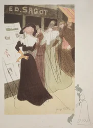 サゴットのギャラリー、1898 年。