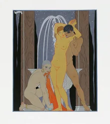 Clodia, Matronne impudique (Clodia, Immodest Matron)   1441056   ja       japanese Successfully Translated  Original: Illustration for The Deserted Village by Oliver Goldsmith (colour litho) Translat: Illustration for The Deserted Village by Oliver Goldsmi