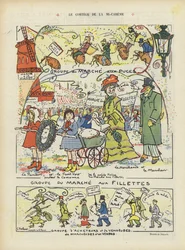 ミッドレント行列。ル・リールのイラスト