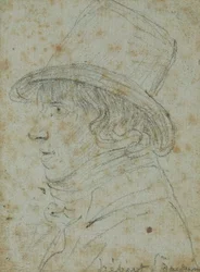 Jacques Hebert (1757-94) (紙に鉛筆)