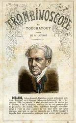 ジュール・アルマン・デュフォール（1798年～1881年）-レオンシャルル・ビエンヴニュ（1835年～1910年）の政治風刺定期刊行物『トロンビノスコープ』の挿絵。