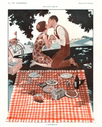 「牧歌的」、「La Vie Parisienne」のイラスト