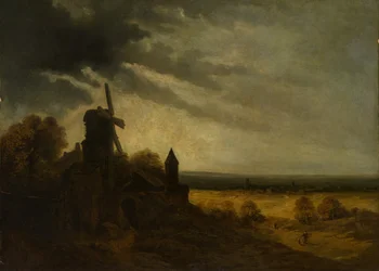 モンマルトルのミル、おそらく約。 1820年。