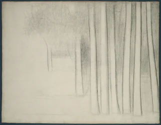 木の幹 (La Grande Jatte の習作)