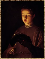 若い歌手。ジョルジュ・ド・ラ・トゥール（1593-1652）による絵画