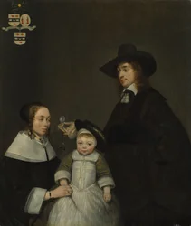 Van Moerkerken 家族、1653～54 年頃。