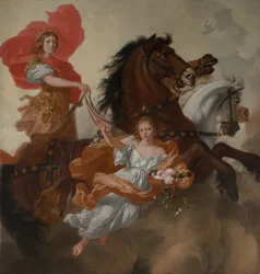 アポロとオーロラ、1671年。