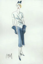 女性のファッション1931、スカートとブラウス- G.Hartung