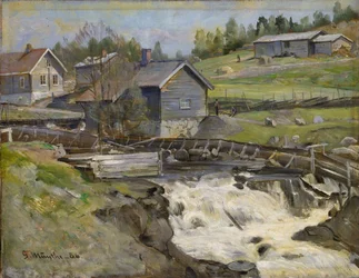 ヘドマルク県スタンゲの滝
