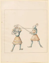 Freydal、The Book of Jousts and Tournament of Jousts and Tournament of Emperor Maximilian I: Combats on Foot (Jousts)(Volume III): プレート 162