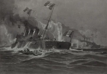 イタリアの2隻の魚雷艇駆逐艦に対するオーストリアハンガリー海軍の攻撃