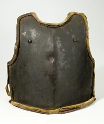 ブレストプレート、c.1650-1700（スチール、ペイント、レザー、ファブリック）