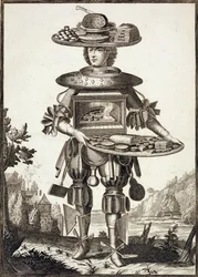 ペストリークック、パブのコスチューム。ジェラール・ヴァルク（16512-1726）c.1690