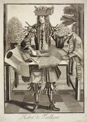 テーラー、パブのコスチューム。ジェラール・ヴァルク（16512-1726）c.1690