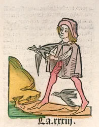 Hortus Sanitatis [The Garden of Health] ジェイコブ・メイデンバッハ作 1491年刊行(木版画)