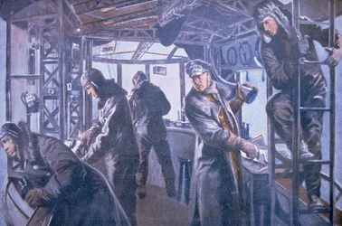 ツェッペリンの前方制御ゴンドラでは