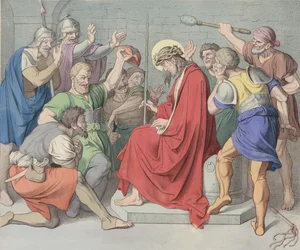 イエスはイバラを戴冠している