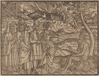 癤で覆われた仕事c.1525（木版画）