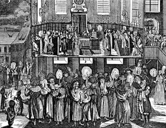キルヒナーのユダヤ人の儀式、1726年のゲオルク・プシュナーによるキッドゥッシュレバナ