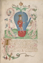 Ms Sloane 2560、f.15、錬金術の論文から、15 世紀後半 (ベラム)