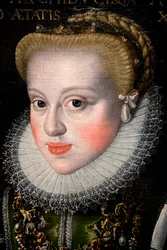 オーストリア大公妃アンネ（1573-1598）18歳の肖像
