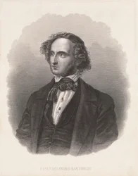 フェリックス・メンデルスゾーンの肖像（1809-47）