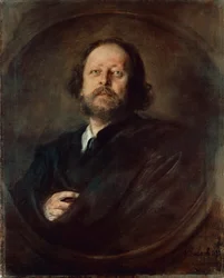 ドイツの作家Paul Johann Ludwig von Heyseの肖像