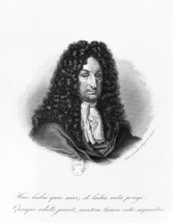 ゴットフリート・ヴィルヘルム（1646-1716）の肖像ライプニッツ男爵