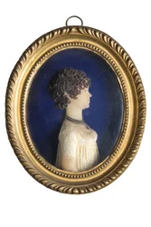 妻の肖像 18世紀後半（ワックス