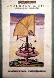 Tycho Brah (1546 - 1601)の "Astronomiae instituatae machanicia "の方位角の黄道帯の象限、Wandsbeck