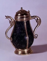 シルバー金メッキの水差し、c.1489（シルバー）